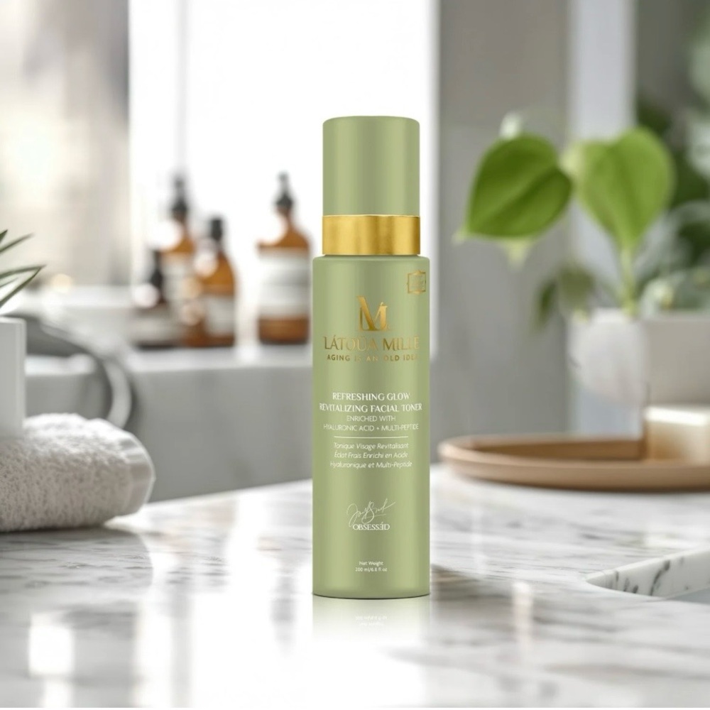 Latoua Mille Refreshing Glow Facial Toner with Hyaluronic Acid + Multi-Peptide